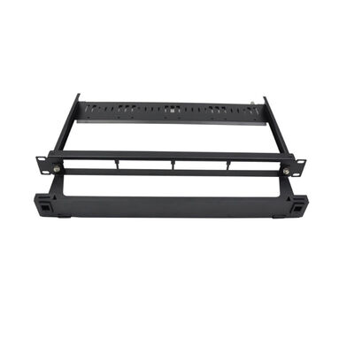 96 noir de bâti de support de clôture du tableau de connexions de cassette du noyau MPO LC 1U