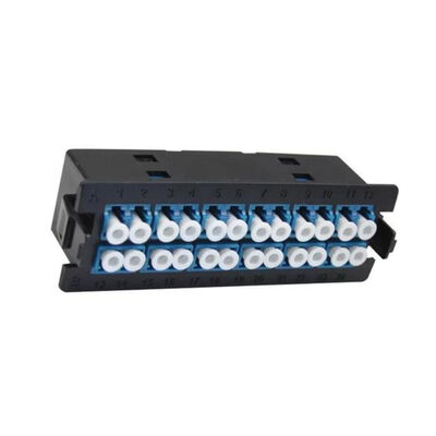 Fente duplex du tableau de connexion des fibres 1U des tableaux de connexions de 96FO MPO MTP LC 12