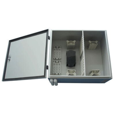 Noyau du terminal 96 de distribution de fibre de Grey Fiber Optic Enclosure Outdoor LC ODF
