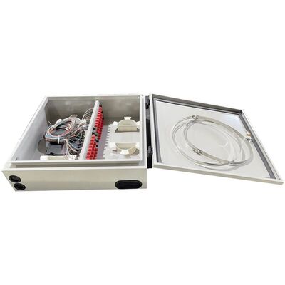 48 adaptateur imperméable extérieur de l'affichage à cristaux liquides de boîte de distribution de fibre de bâti de mur de noyau 48F