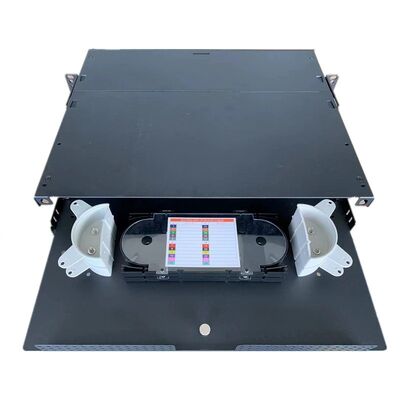 bâti de support duplex de clôture de fibre de Sc des tableaux de connexions de 2U MPO MTP RPA