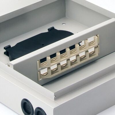 noyau optique métallique de la boîte de correction de fibre de la clôture ODF de fibre de bâti du mur 12F 12