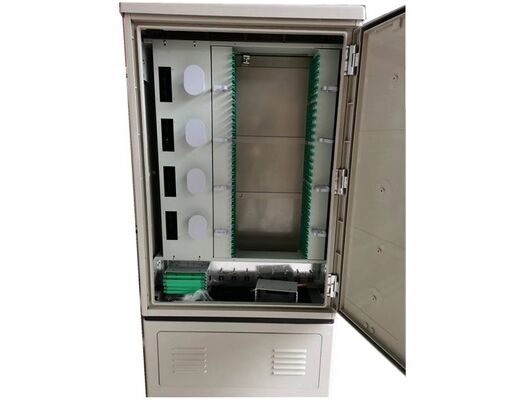 Cabinet de distribution extérieur optique fixé sur piédestal de Cabinet de fibre IP65