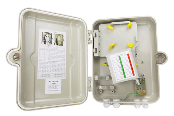 Diviseur 1x16 de PLC de diviseur de fibre de LGX de la boîte SMC+ABS de simplex optique/duplex