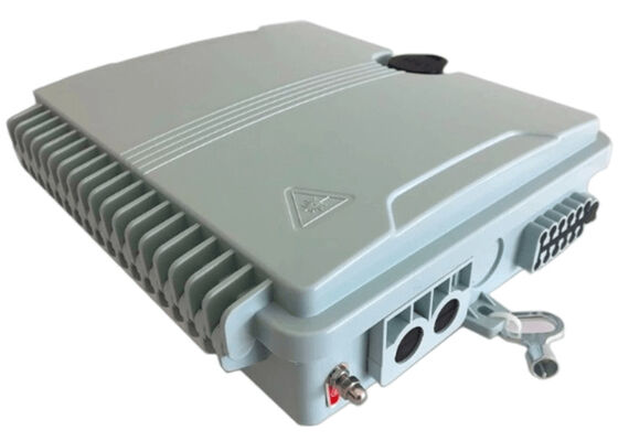 Coffret d'extrémité optique de fibre 12Port SC/LC/ST/FC IP-66 UPC/APC FTTH gris-clair