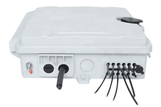 Coffret d'extrémité optique de fibre 12Port SC/LC/ST/FC IP-66 UPC/APC FTTH gris-clair