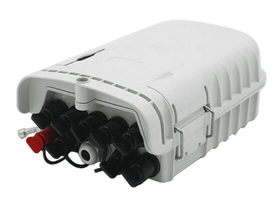 Boîte gauche Grey Optical Terminal Enclosure IP65 d'arrêt de fibre de PLC 8 d'ABS
