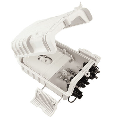 Boîte gauche Grey Optical Terminal Enclosure IP65 d'arrêt de fibre de PLC 8 d'ABS