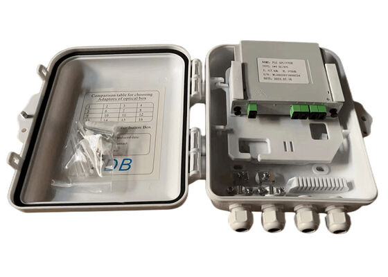 Boîte optique IP65 12Cores de diviseur de fibre de PLC de Sc 1x8 fixée au mur
