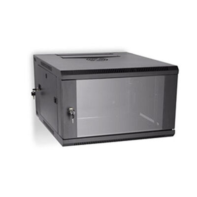 Porte 6U en verre du Cabinet 1.2mm de support de bâti de mur de support de serveur de châssis