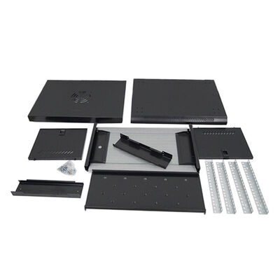 Porte 6U en verre du Cabinet 1.2mm de support de bâti de mur de support de serveur de châssis