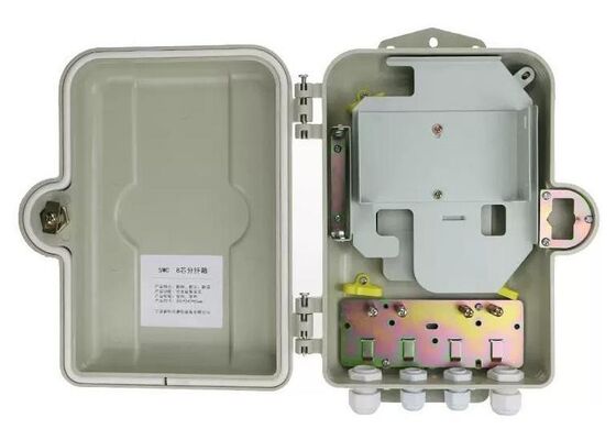 Noyaux optiques extérieurs IP65 de la jonction 24 de boîte de distribution de fibre de SMC