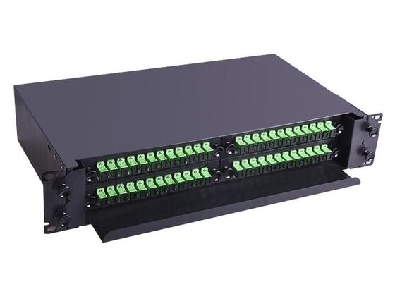 Le support de Fc a monté la bouche optique de pouce 48 du tableau de connexions de fibre ODF 19 à tirette