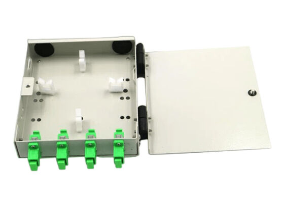 Bloc supérieur gauche FTTD de Sc de boîte d'arrêt de fibre de Mini Wall Mount 4