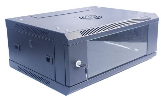 Bâti de mur renforcé par Cabinet simple de support de serveur de la section 4U avec la fan
