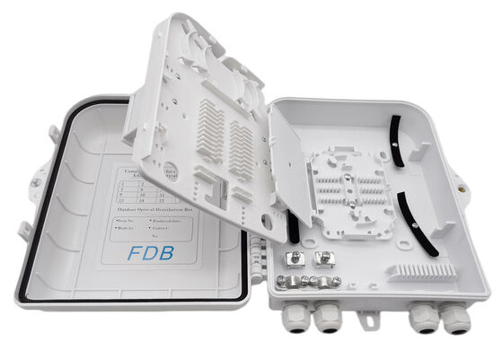 Bâti optique blanc de mur de diviseur de PLC de la boîte LC 1x16 de diviseur de fibre