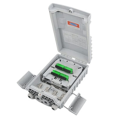 Diviseur gris-clair optique de PLC 1x8 de boîte de diviseur de fibre de SM/millimètre