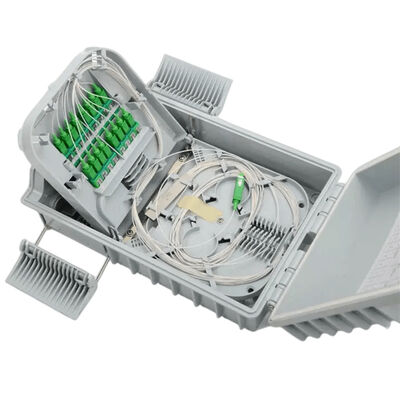 Diviseur gris-clair optique de PLC 1x8 de boîte de diviseur de fibre de SM/millimètre