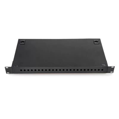 Coupleur duplex Rackmount de la boîte 24 LC d'arrêt en métal FTTH Wallmount de tableau de connexions