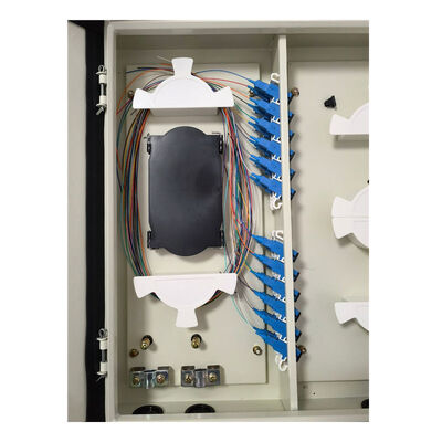 Panneau de brassage de fibre de bâti de mur de fibres du logo 144 d'OEM 12-144 Core Sc recto extérieur