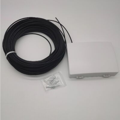 6Cores LC/APC boîte de distribution optique pré-connectée 6Fibres sortie murale boîte de prise de courant