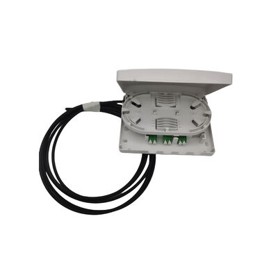 Kit de boîte de terminaison de fibres compactes à 6 ports selon la sortie de paroi choisie