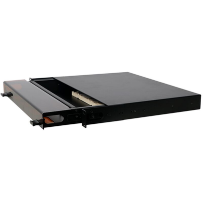 1U 96 Noyaux MTP MPO -LC Panneau de patch ODF Chassis boîtier Type coulissant avec couverture de poussière pour 4 cassettes