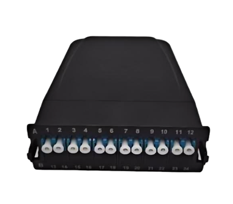 Modules de cassettes breakout MPO-LC MTP-LC SM OM3 OM4 OM5 en plastique à 12 cœurs