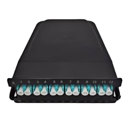 Modules de cassettes breakout MPO-LC MTP-LC SM OM3 OM4 OM5 en plastique à 12 cœurs