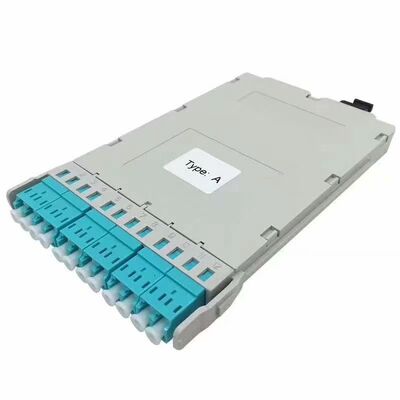 Modules de cassettes breakout MPO-LC MTP-LC SM OM3 OM4 OM5 en plastique à 12 cœurs