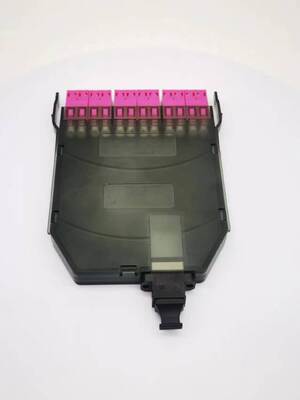 Modules de cassettes breakout MPO-LC MTP-LC SM OM3 OM4 OM5 en plastique à 12 cœurs