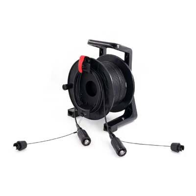 FTTA Tactique câble à fibre optique bobine de faisceau étendu connecteur AARC HXB11 HXB13 HXB15 SM 2 4 6 8 canaux de fibres Noyaux 10-300M