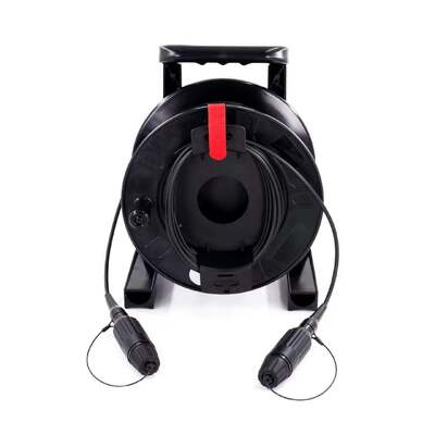 FTTA Tactique câble à fibre optique bobine de faisceau étendu connecteur AARC HXB11 HXB13 HXB15 SM 2 4 6 8 canaux de fibres Noyaux 10-300M