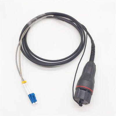 Cordon de raccordement blindé étanche FTTA Fullaxs DLC vers DLC 4,8 mm pour extérieur