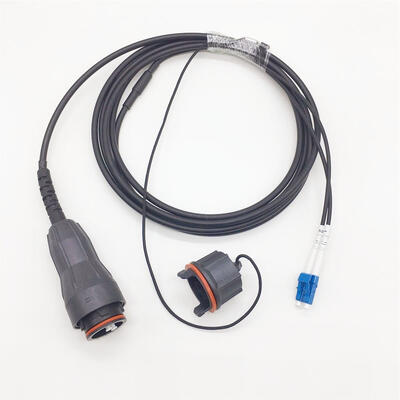 Cordon de raccordement blindé étanche FTTA Fullaxs DLC vers DLC 4,8 mm pour extérieur
